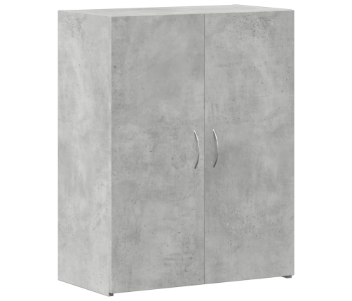 Armario archivador madera ingeniería gris hormigón 60x32x77,5cm