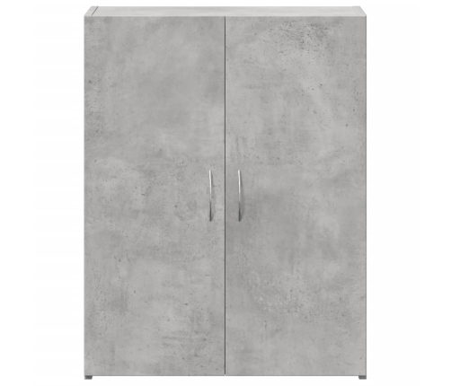 Armario archivador madera ingeniería gris hormigón 60x32x77,5cm