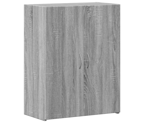 Armario archivador madera ingeniería gris Sonoma 60x32x77,5 cm