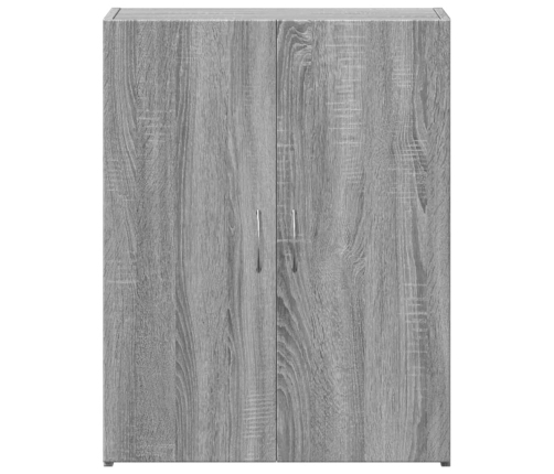 Armario archivador madera ingeniería gris Sonoma 60x32x77,5 cm