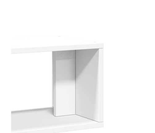 Muebles para TV 2 uds madera de ingeniería blanco 75x30x50 cm