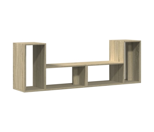 Muebles de TV 2 uds madera ingeniería roble Sonoma 75x30x50 cm