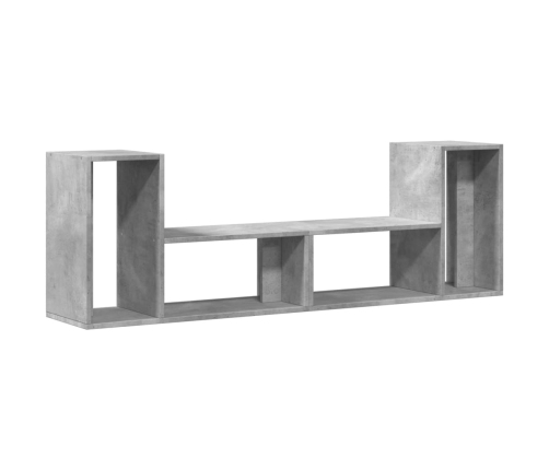 Muebles de TV 2 uds madera ingeniería gris hormigón 75x30x50 cm