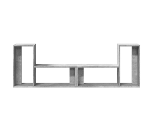 Muebles de TV 2 uds madera ingeniería gris hormigón 75x30x50 cm