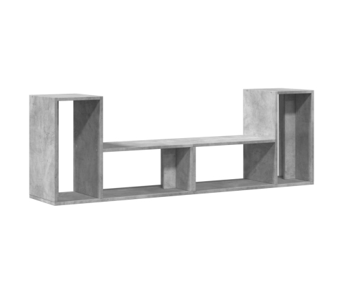 vidaXL Muebles de TV 2 uds madera ingeniería gris hormigón 75x30x50 cm