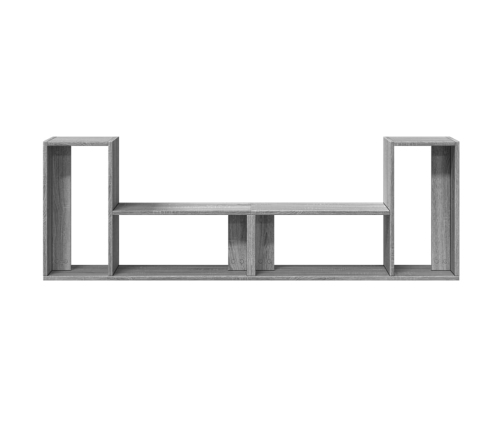 Muebles de TV 2 uds madera ingeniería gris Sonoma 75x30x50 cm