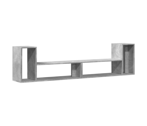 vidaXL Muebles de TV 2 uds madera ingeniería gris hormigón 100x30x50cm