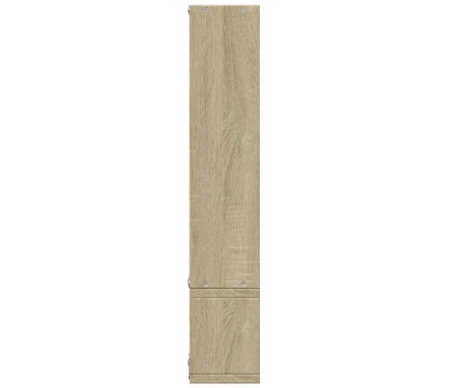 Estantería de pared madera ingeniería roble Sonoma 96x12x64 cm