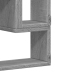 Estantería de pared madera ingeniería gris Sonoma 96x12x64 cm