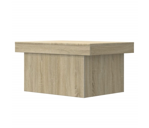 Mesa de centro madera de ingeniería roble Sonoma 100x55x40 cm