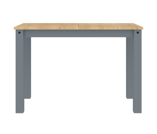 Mesa de comedor Panama madera maciza de pino gris 117x60x75 cm