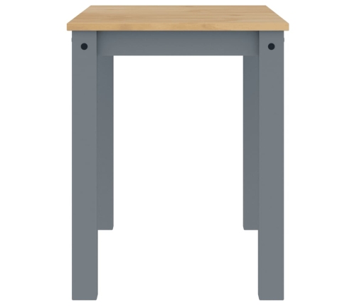 Mesa de comedor Panama madera maciza de pino gris 117x60x75 cm