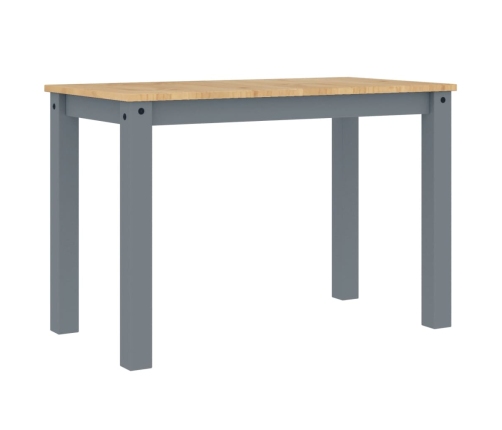 Mesa de comedor Panama madera maciza de pino gris 117x60x75 cm