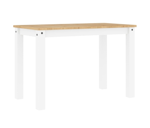 Mesa de comedor Panama madera maciza pino blanco 117x60x75 cm