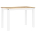 Mesa de comedor Panama madera maciza pino blanco 117x60x75 cm