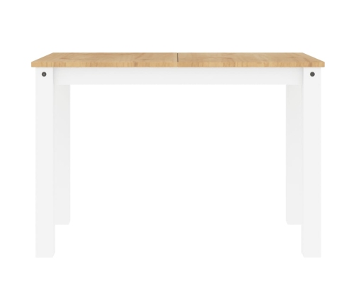 Mesa de comedor Panama madera maciza pino blanco 117x60x75 cm