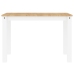 Mesa de comedor Panama madera maciza pino blanco 117x60x75 cm