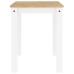 Mesa de comedor Panama madera maciza pino blanco 117x60x75 cm