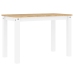 Mesa de comedor Panama madera maciza pino blanco 117x60x75 cm