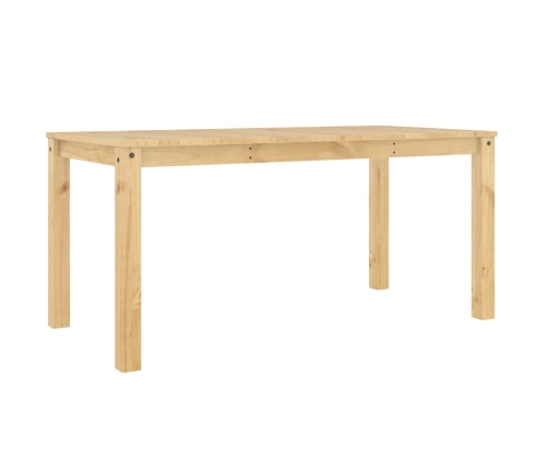 vidaXL Mesa de comedor Panama madera maciza de pino 160x80x75 cm