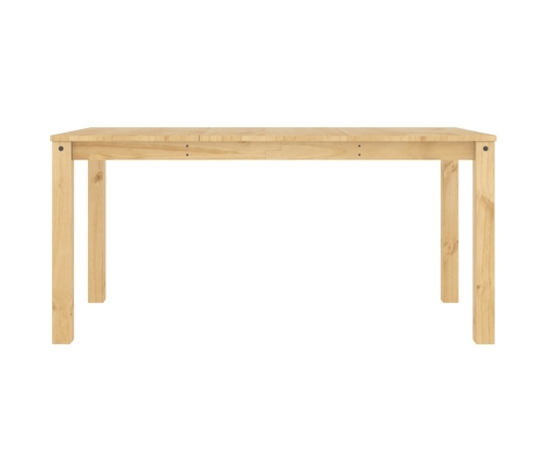 vidaXL Mesa de comedor Panama madera maciza de pino 160x80x75 cm