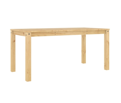 vidaXL Mesa de comedor Panama madera maciza de pino 160x80x75 cm