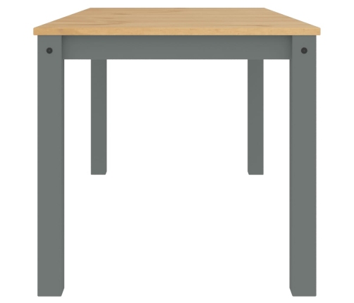 Mesa de comedor Panama madera maciza de pino gris 160x80x75 cm