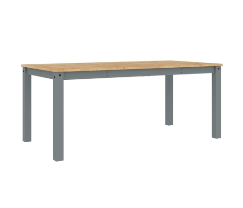 Mesa de comedor Panama madera maciza de pino gris 180x90x75 cm