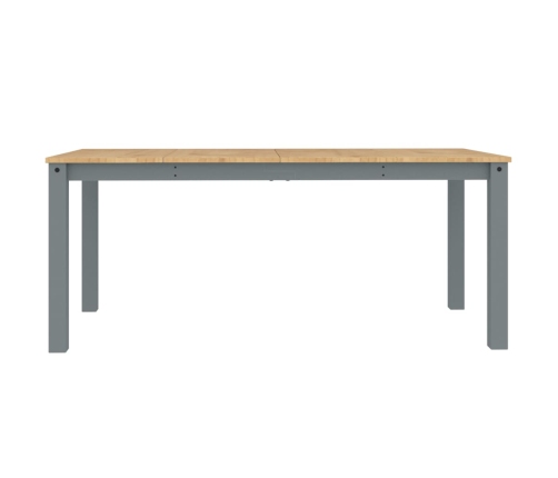 Mesa de comedor Panama madera maciza de pino gris 180x90x75 cm