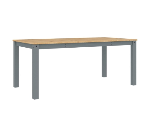 Mesa de comedor Panama madera maciza de pino gris 180x90x75 cm