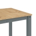 Mesa de comedor Panama madera maciza de pino gris 180x90x75 cm