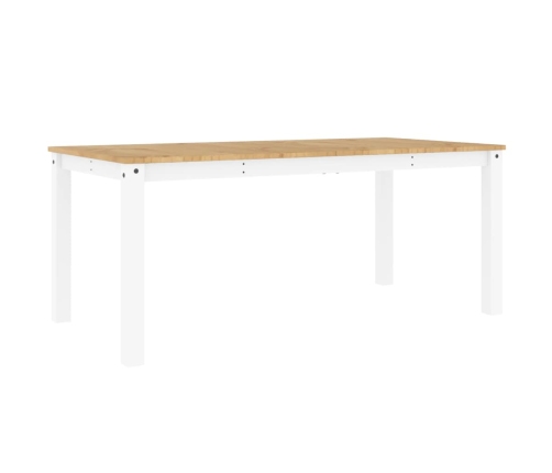 Mesa de comedor Panama madera maciza pino blanco 180x90x75 cm