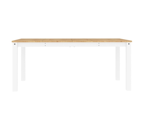 Mesa de comedor Panama madera maciza pino blanco 180x90x75 cm