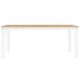 Mesa de comedor Panama madera maciza pino blanco 180x90x75 cm