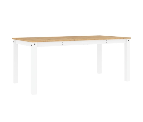 Mesa de comedor Panama madera maciza pino blanco 180x90x75 cm