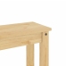 Banco de comedor Panama madera maciza de pino 105x30x45 cm