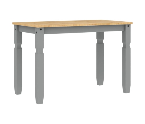 Mesa de comedor Corona madera maciza de pino gris 112x60x75 cm