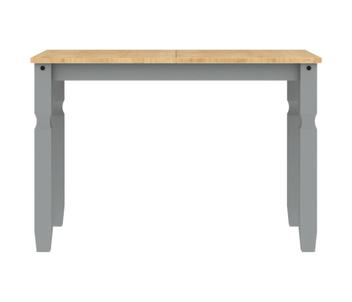 Mesa de comedor Corona madera maciza de pino gris 112x60x75 cm