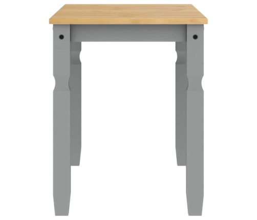 Mesa de comedor Corona madera maciza de pino gris 112x60x75 cm