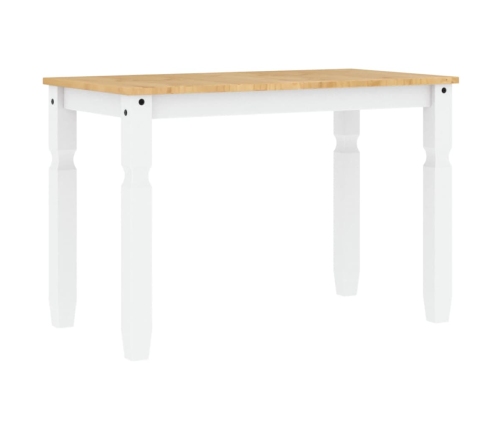 Mesa de comedor Corona madera maciza pino blanco 112x60x75 cm