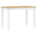 Mesa de comedor Corona madera maciza pino blanco 112x60x75 cm