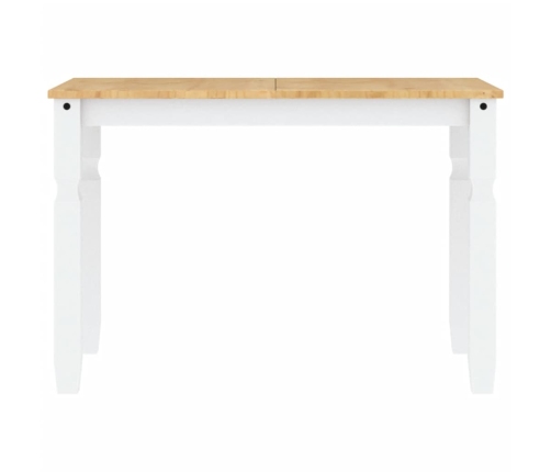 Mesa de comedor Corona madera maciza pino blanco 112x60x75 cm