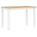 Mesa de comedor Corona madera maciza pino blanco 112x60x75 cm