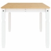 Mesa de comedor Corona madera maciza pino blanco 180x90x75 cm