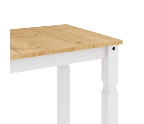 Mesa de comedor Corona madera maciza pino blanco 180x90x75 cm