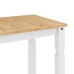 Mesa de comedor Corona madera maciza pino blanco 180x90x75 cm