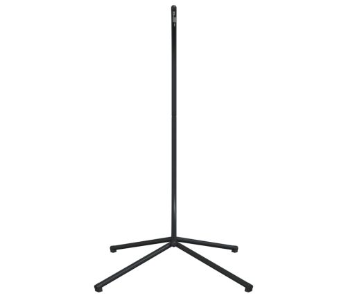 Soporte de silla colgante huevo acero negro