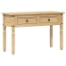 Mesa consola Corona madera maciza de pino 115x46x73 cm