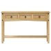 Mesa consola Corona madera maciza de pino 114x34,5x73 cm