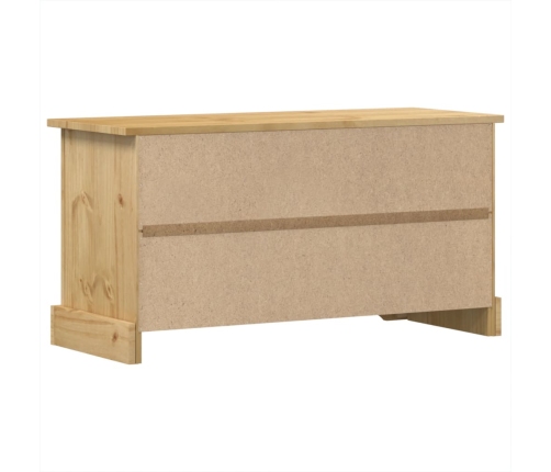 vidaXL Mueble de TV Corona madera maciza de pino 100x40x52 cm